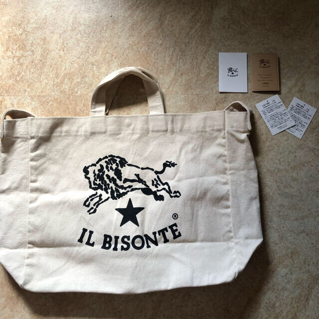 レディースIL BISONTE/イルビゾンテ 本革 オールレザー トートバッグ 正規店購入