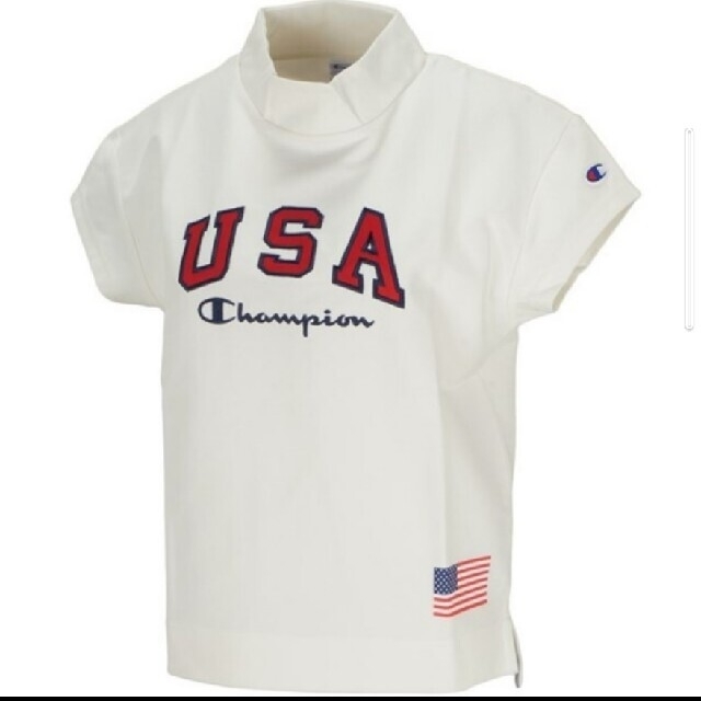 Champion(チャンピオン)の新品 M champion golf USA shirt プロ使用モデル 白 スポーツ/アウトドアのゴルフ(ウエア)の商品写真