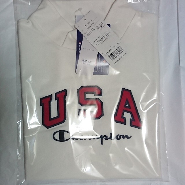 Champion(チャンピオン)の新品 M champion golf USA shirt プロ使用モデル 白 スポーツ/アウトドアのゴルフ(ウエア)の商品写真