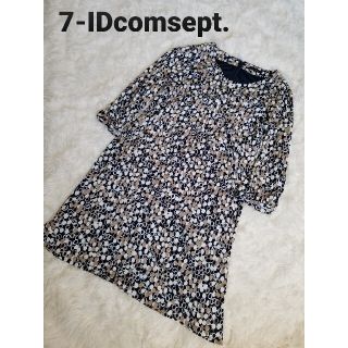 セブンアイディコンセプト(7-Idconcept)の7-IDconsept. ワンピース　総柄　ドット　水玉　ワンピース(ひざ丈ワンピース)