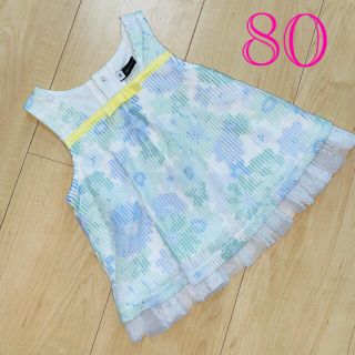 ベベ(BeBe)のBeBe ベベ　トップス80女の子80 チュニック80(Ｔシャツ)