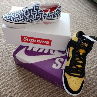 ナイキ(NIKE)のVANS×supreme　NIKESB DUNK秀パパ様専用(スニーカー)