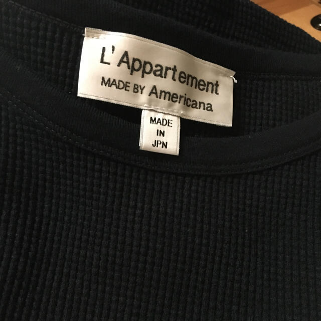 L'Appartement DEUXIEME CLASSE(アパルトモンドゥーズィエムクラス)のアパルトモン　AMERICANA/アメリカーナ　Thermal N/S TOP レディースのトップス(カットソー(半袖/袖なし))の商品写真