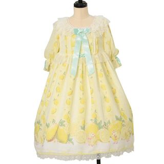 アンジェリックプリティー(Angelic Pretty)の本日発送 初版fruity lemon ワンピバレッタセット(ひざ丈ワンピース)