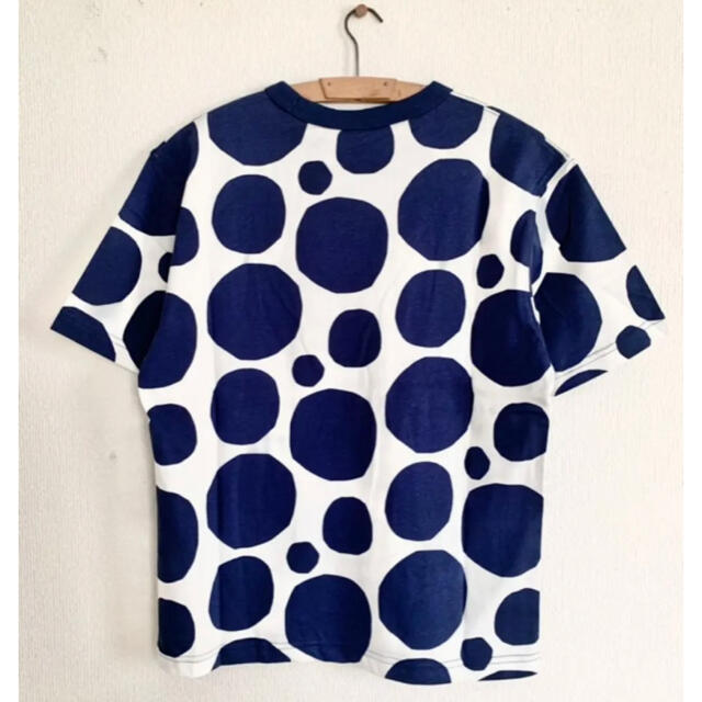 日本未発売★marimekko uniqlo ドット Tシャツ ネイビー　M