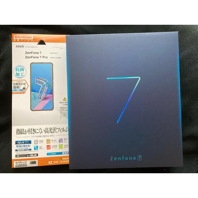 ZenFone7 128GB simフリースマートフォン/携帯電話