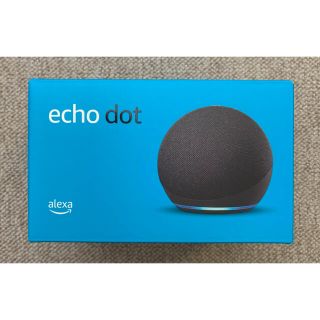 【新品・未開封】Echo Dot (エコードット)チャコール　第四世代(スピーカー)