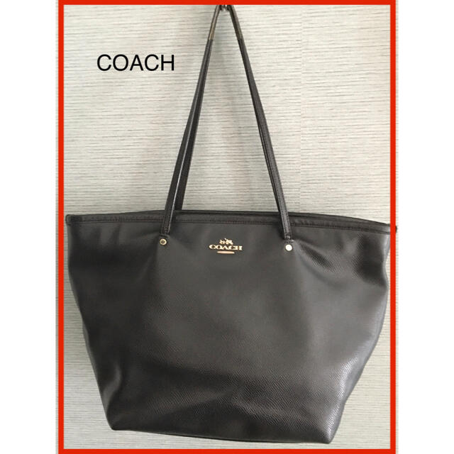 coach トートバック　ブラック