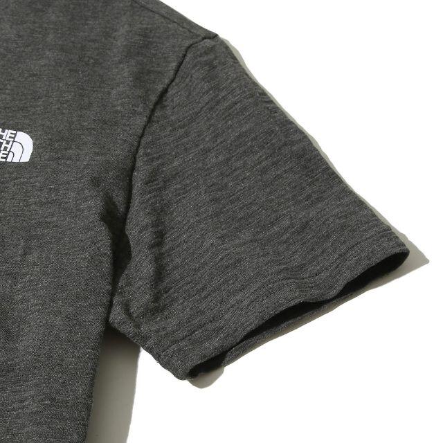 フォロー割✨海外 ノースフェイス Tシャツ 半袖 綿 グレー/L K139F