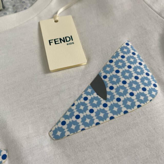 新品　FENDI  MonsterTシャツ　ブルー