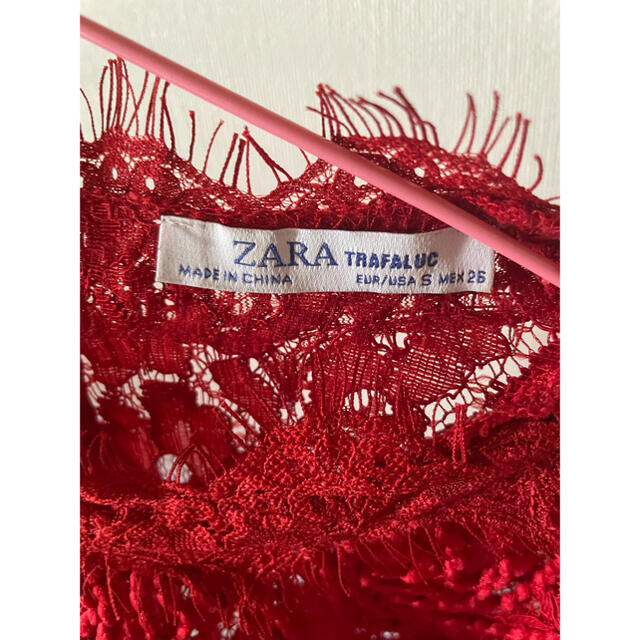 ZARA(ザラ)のZARA　レーストップス　 レディースのトップス(Tシャツ(半袖/袖なし))の商品写真