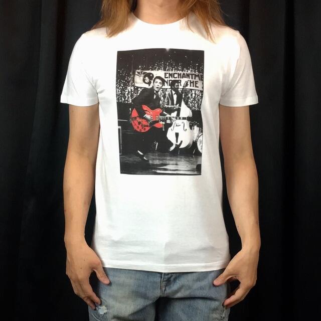 【バックトゥザフューチャー】新品 マーティー モノクロ フォト Tシャツ