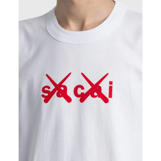 sacai - sacai x KAWS / Flock Print T-Shirt サカイ の通販 by UC2020 ...