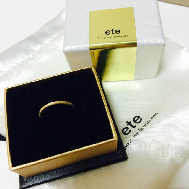 ete(エテ)のete 新品 クレールオレオールカットリング#5 レディースのアクセサリー(リング(指輪))の商品写真