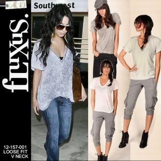 フルクサス　Fluxus burnout v-neck Tシャツ(Tシャツ(半袖/袖なし))