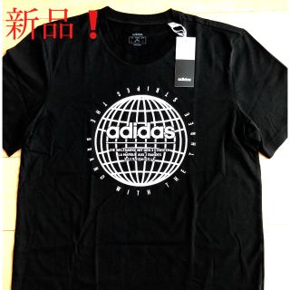 アディダス(adidas)の【新品】はなび様専用　adidas Tシャツ❣️ アディダス black  L(Tシャツ/カットソー(半袖/袖なし))