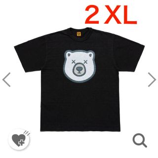 シュプリーム(Supreme)の2XL HUMAN MADE KAWS T-Shirt #5 "Black"(Tシャツ/カットソー(半袖/袖なし))