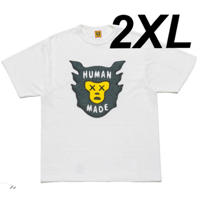 Tシャツ/カットソー(半袖/袖なし)HUMAN MADE  KAWS  Tシャツ　2XL