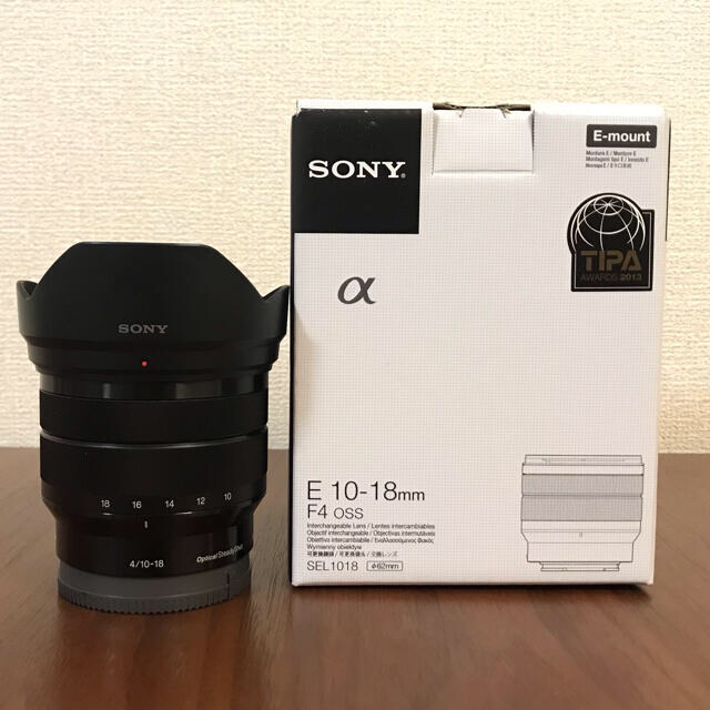 SONY(ソニー)のsony e 10-18mm f4 oss sel1018 レンズフィルター付き スマホ/家電/カメラのカメラ(レンズ(ズーム))の商品写真