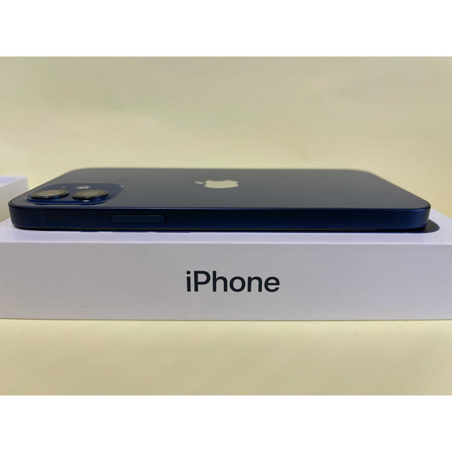 極美品　アップルストア国内版 SIMフリー iPhone12 64GB ブルー