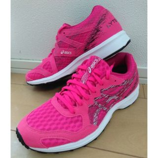 アシックス(asics)のasics アシックス 24.5cm スニーカー ピンク(スニーカー)