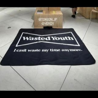 TOKION Wasted Youth 特大 ラグマット  ブラック 新品 1点(ラグ)