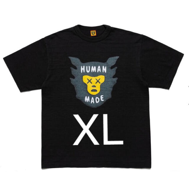 XL HUMAN MADE KAWS T-SHIRT BLACK Tシャツ 【海外限定】 49.0%割引