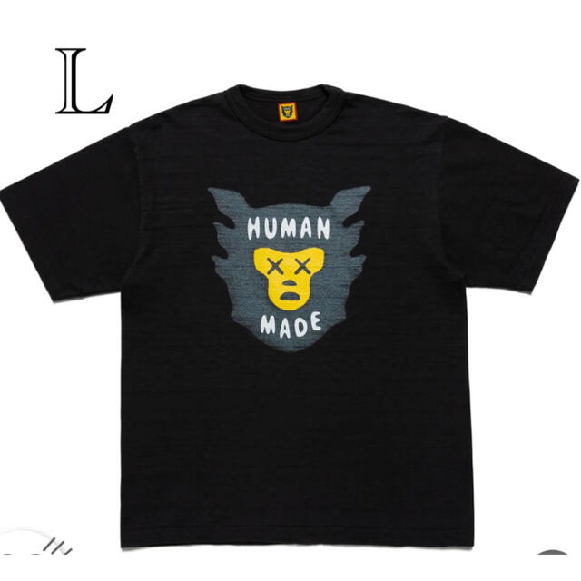 HUMAN MADE KAWS BLACK Lトップス