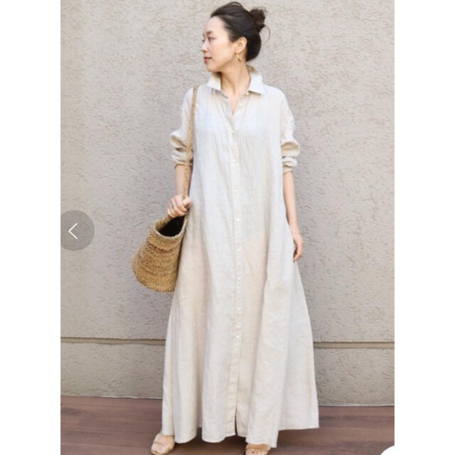 Plage Linen Flared ワンピース 36