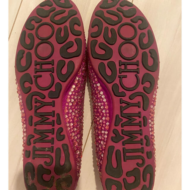 JIMMY CHOO(ジミーチュウ)の【売り切り希望】ジミーチュウ パンプス フラットシューズ レディースの靴/シューズ(バレエシューズ)の商品写真