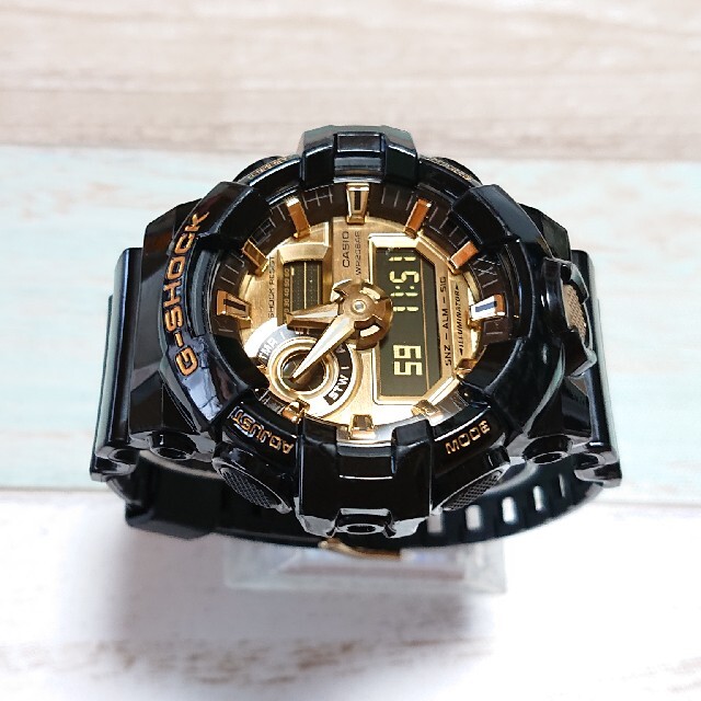 G-SHOCK(ジーショック)の良品【CASIO/G-SHOCK】デジアナ メンズ腕時計 GA-710GB-1A メンズの時計(腕時計(デジタル))の商品写真