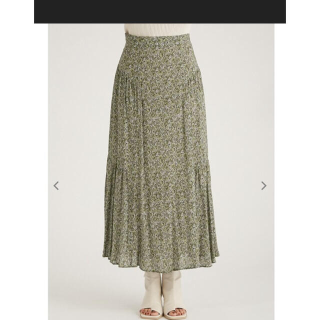 FRAY I.D(フレイアイディー)のスカート IPEKERプリントナロースカート　フレイアイディー レディースのスカート(ロングスカート)の商品写真