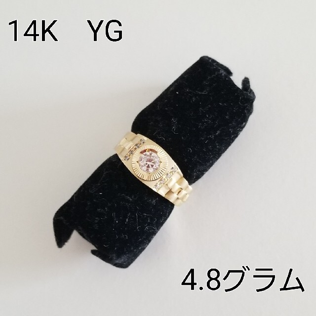 お値下げ❣　ゴールドリング　14金　指輪　k18　18金　 レディースのアクセサリー(リング(指輪))の商品写真