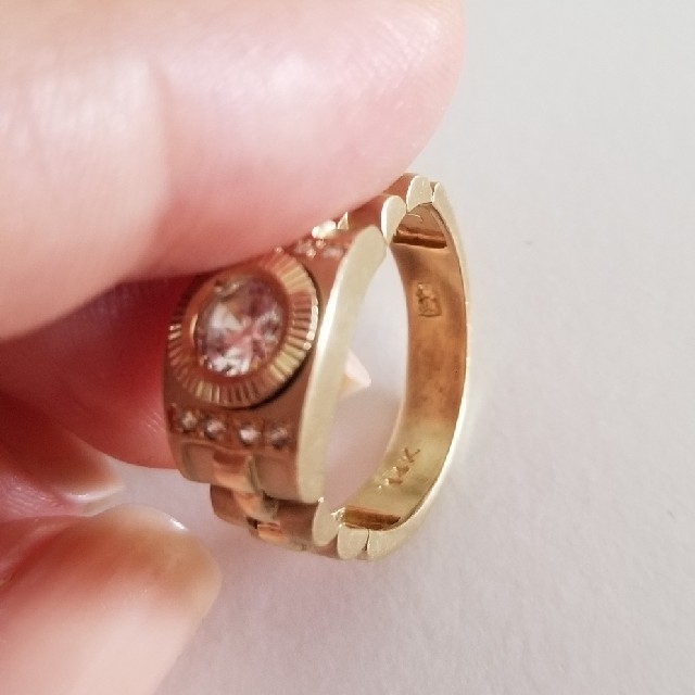 お値下げ❣　ゴールドリング　14金　指輪　k18　18金　 レディースのアクセサリー(リング(指輪))の商品写真