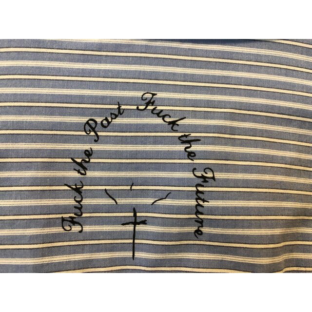 アンダーカバー アナーキーストライプ刺繍シャツ 2サイズ CAN パティー
