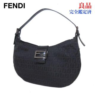 フェンディ(FENDI)のFENDI フェンディ ズッキーノ ワン ショルダーバッグ 黒 8BR325(ショルダーバッグ)