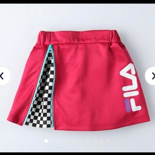 フィラ(FILA)の新品 FILA スカート TEG TEG 130   赤ピンク(スカート)