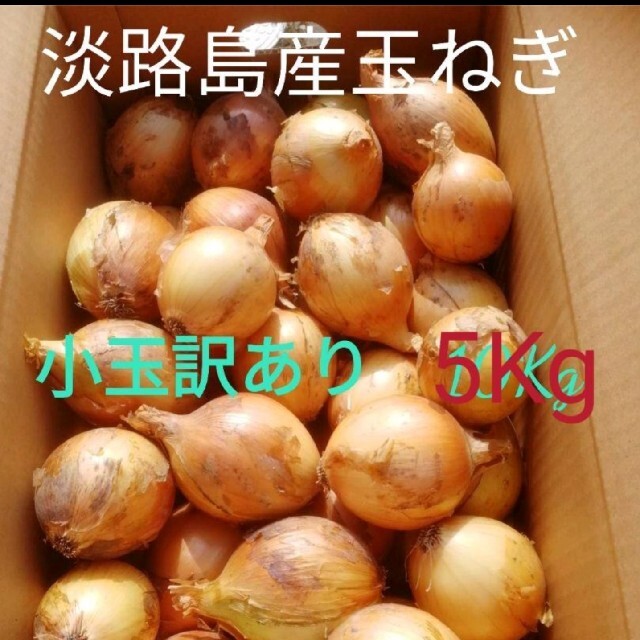 ◆小玉訳あり5Kg◆淡路島玉ねぎ　たまねぎ　玉葱 食品/飲料/酒の食品(野菜)の商品写真