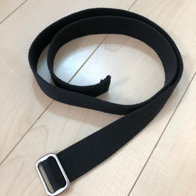 SeaRoomlynn(シールームリン)のCOTTON BELT ブラック レディースのファッション小物(ベルト)の商品写真