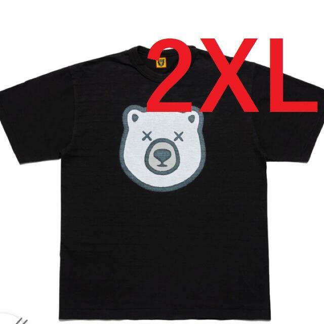 2XL HUMAN MADE KAWS T-Shirt #5 "Black"