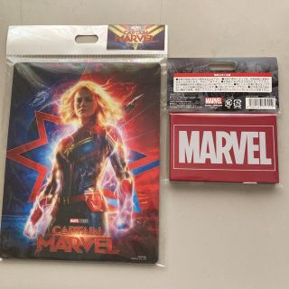 マーベル(MARVEL)のMARVEL マウスパッド＋カードケース(キャラクターグッズ)