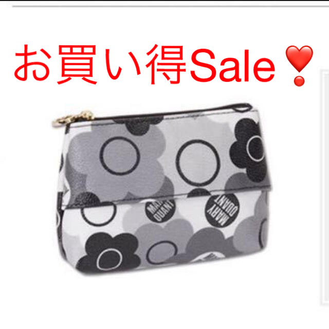 MARY QUANT(マリークワント)のSale❣️【新品タグ付未開封】マリークワント💕ティッシュケース付 ポーチ レディースのファッション小物(ポーチ)の商品写真