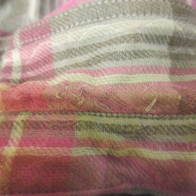 イサムカタヤマバックラッシュ ピッグスエードチェックプリント シャツ メンズのトップス(シャツ)の商品写真