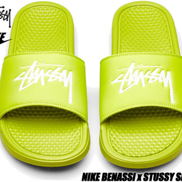 STUSSY(ステューシー)のnike stussy べナッシ サンダル yellow イエロー メンズの靴/シューズ(サンダル)の商品写真