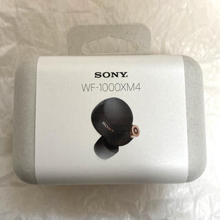 ソニー(SONY)のソニー　SONY　フルワイヤレスイヤホン　ブラック　WF-1000XM4(ヘッドフォン/イヤフォン)