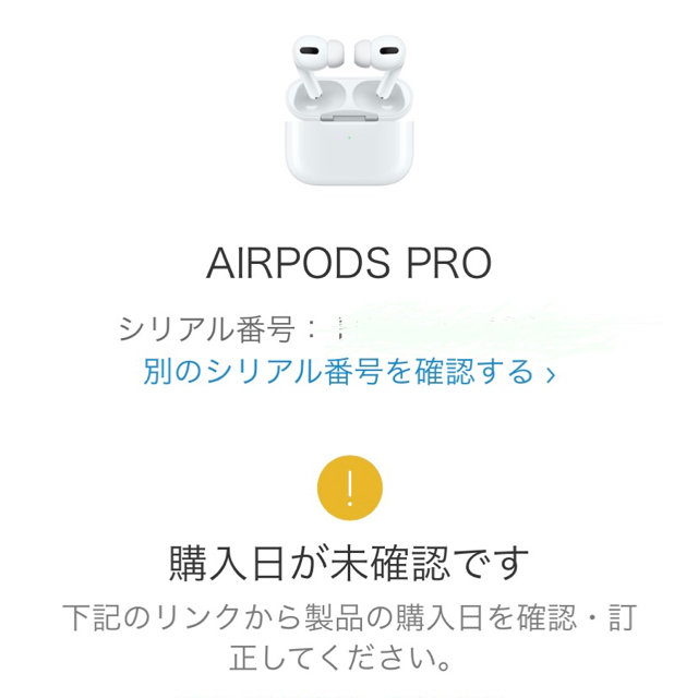 Apple(アップル)のApple AirPods Pro 新品未開封　 スマホ/家電/カメラのオーディオ機器(ヘッドフォン/イヤフォン)の商品写真