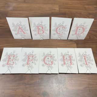テーブルナンバー　結婚式　スタンド付き　美品(その他)