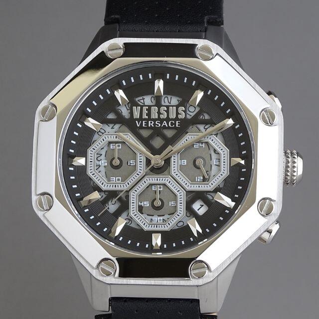 VERSACE(ヴェルサーチ)の【新品即納】ヴェルサス ヴェルサーチ 高級 メンズ腕時計 45mm 八角系 防水 メンズの時計(腕時計(アナログ))の商品写真