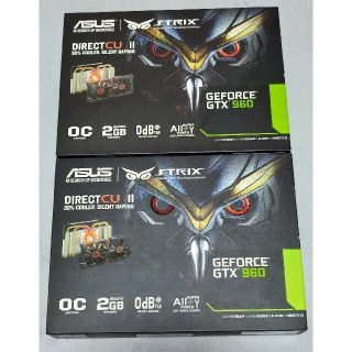 GeForce ASUS STRIX GTX960 2GB ×2(PCパーツ)