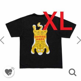 XL HUMAN MADE KAWS T-Shirt #4 Black(Tシャツ/カットソー(半袖/袖なし))